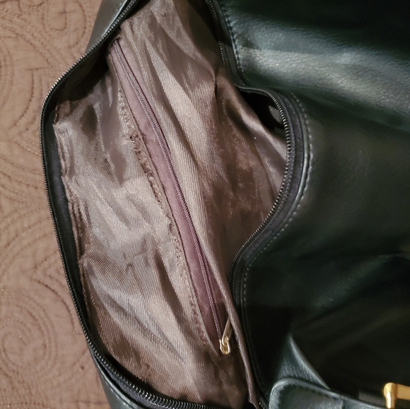 Faux Leather Black Handbag - Picture 5 of 6